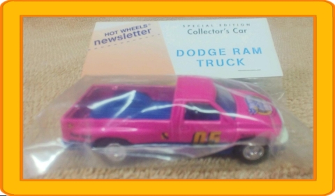 Hot Wheels Newsletter Special Edition Dodge Ram Truck
