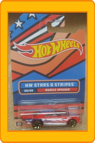 Hot Wheels HW Stars and Stripes Muscle Speeder
